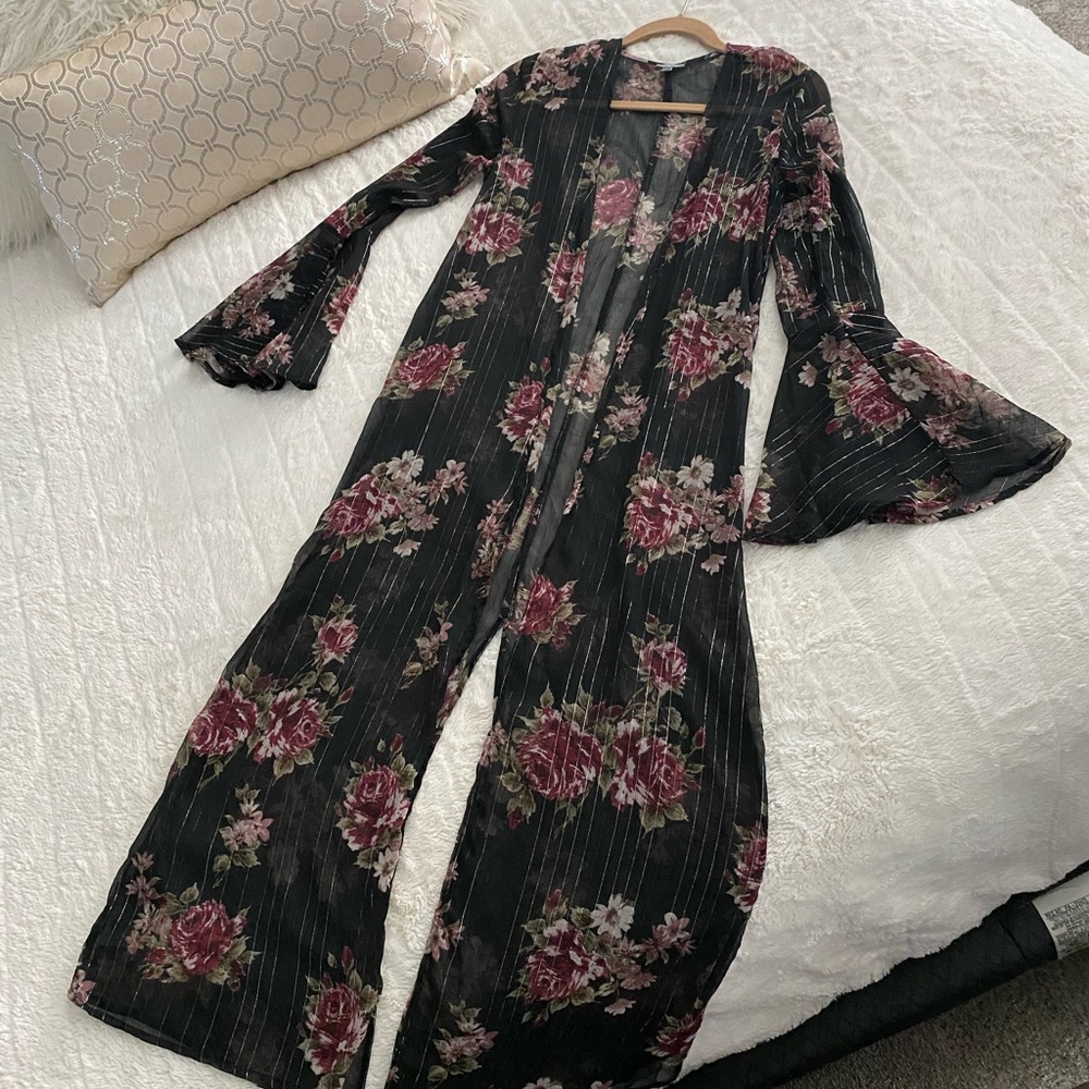 Sheer split back  jacket